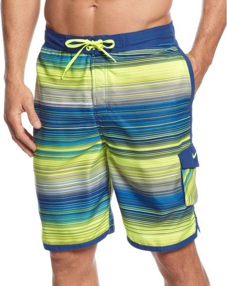 Nike Board Shorts in Yellow for Men (Storm Blue) | Lyst