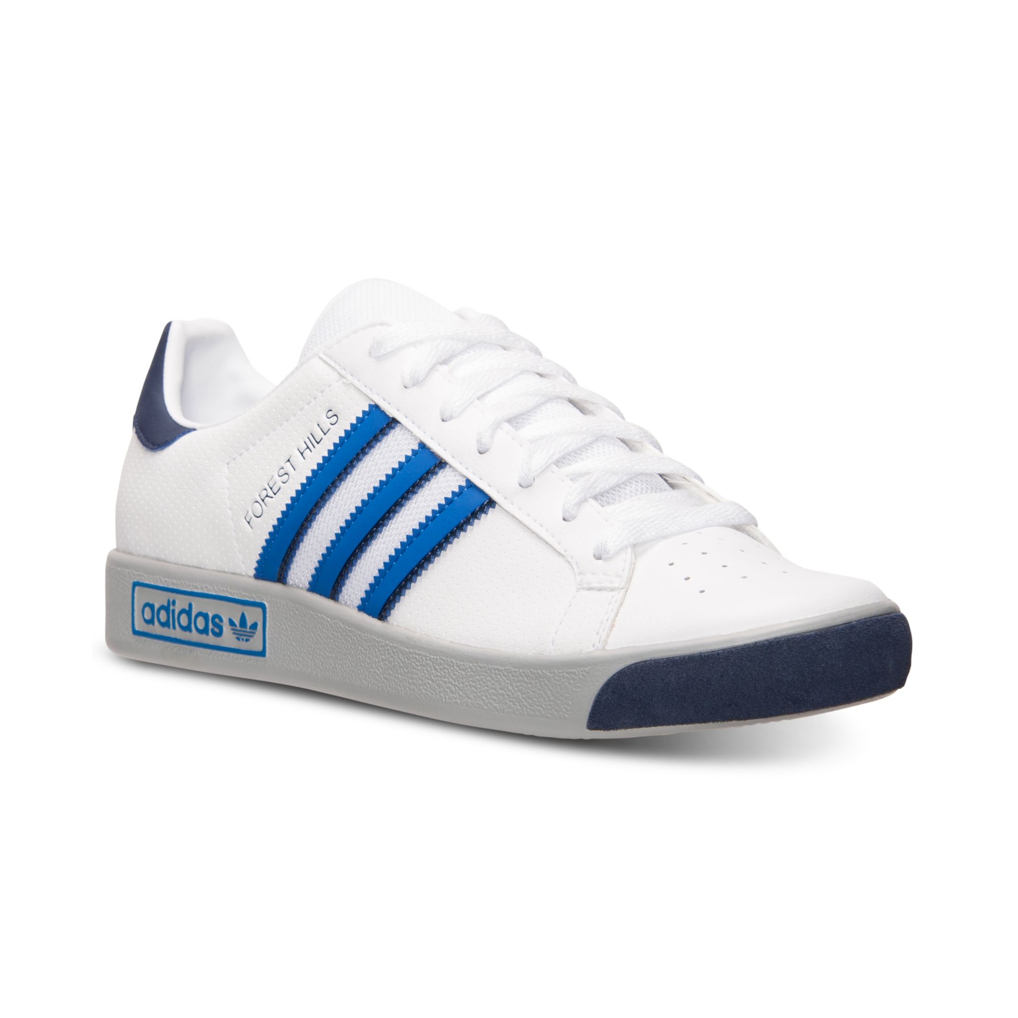 Adidas Mens Forest Hill Casual Sneakers From Finish Line in White for ...
