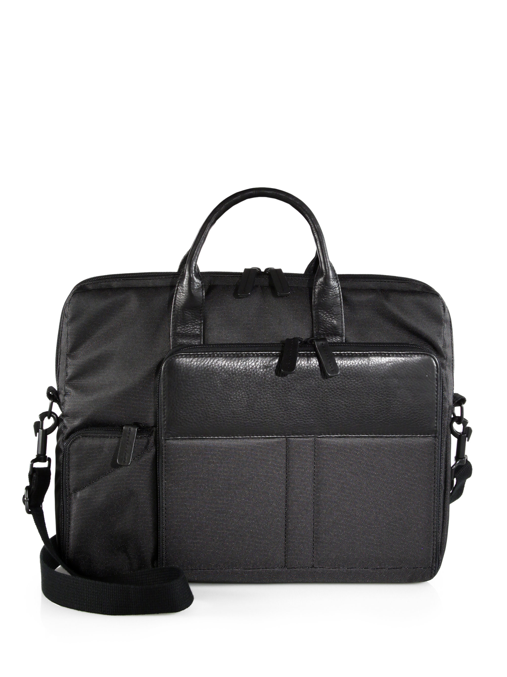 Ben Minkoff Michael Nylon Slim Tech Bag in Black for Men | Lyst