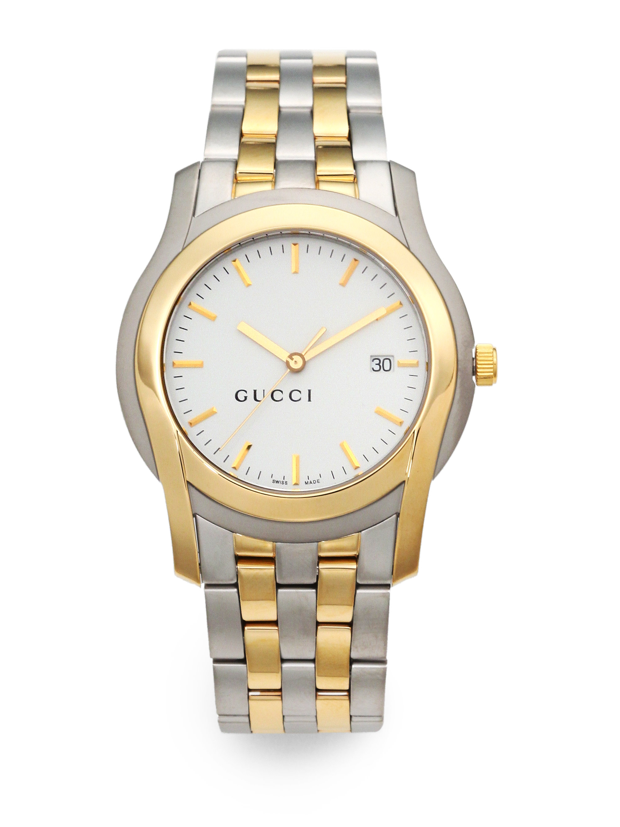 Lyst - Gucci Gclass Goldplated Stainless Steel Watch in Metallic for Men