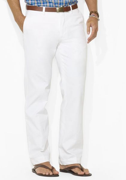 Ralph Lauren Polo Classicfit Lightweight Chino Pant in White for Men | Lyst