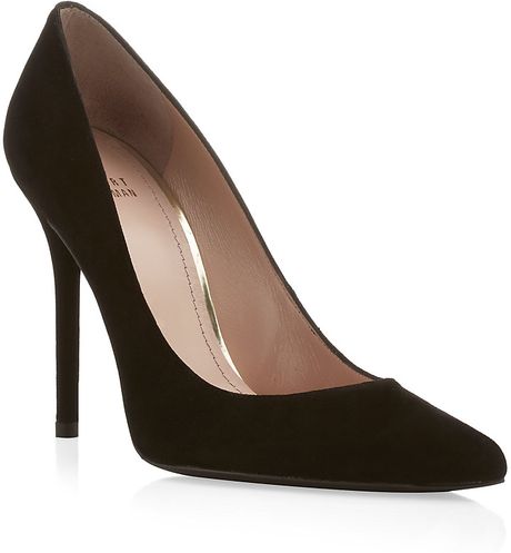 Stuart Weitzman Nouveau Pump in Black | Lyst