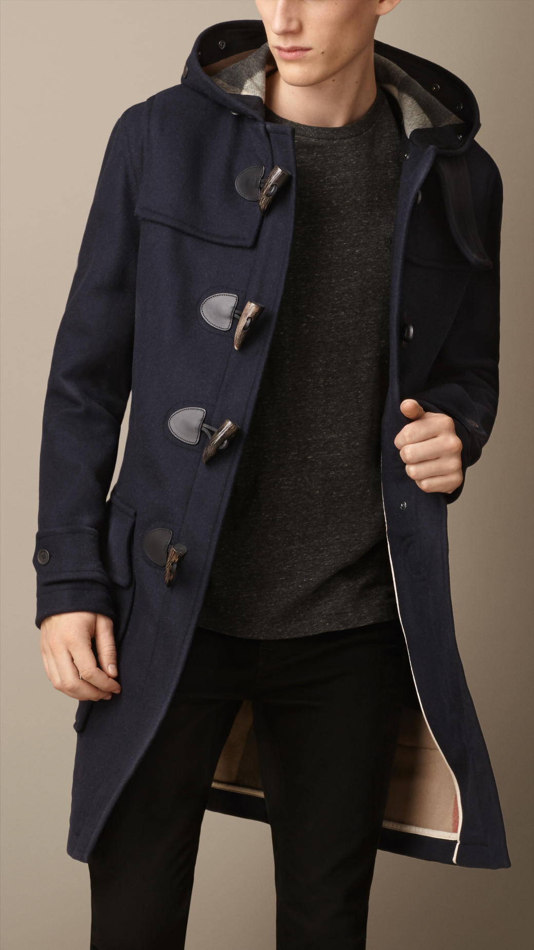 burberry duffle coat mens