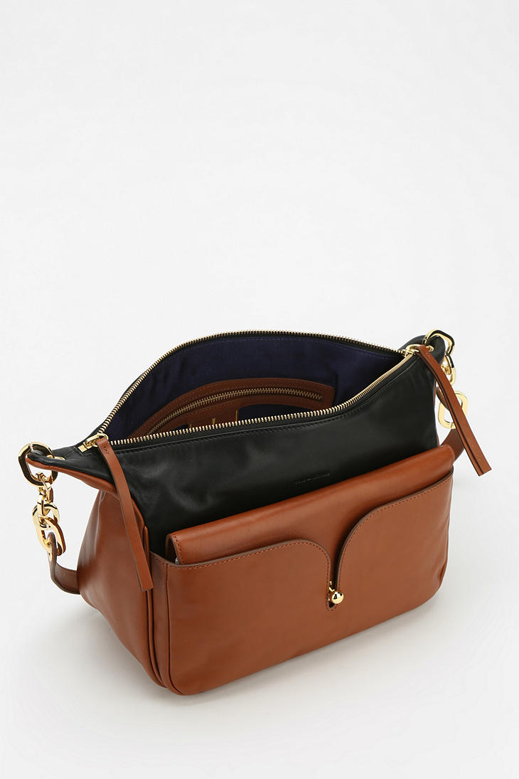 Lyst - Urban Outfitters Pour La Victoire Currie Chain Shoulder Bag in Brown