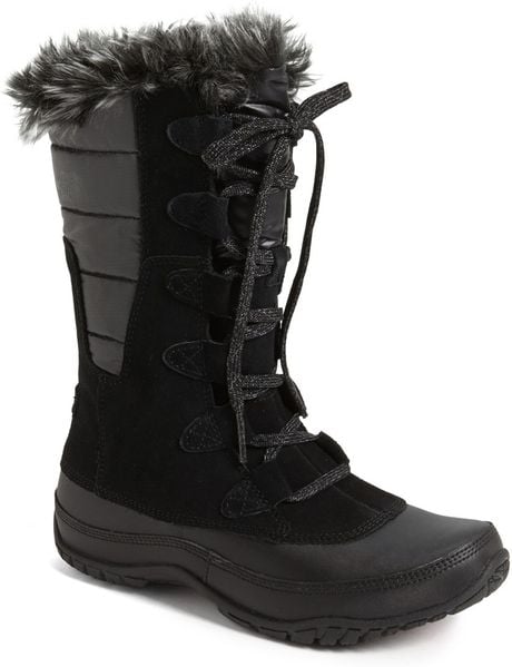 The North Face 'Nuptse Purna' Boot in Black | Lyst