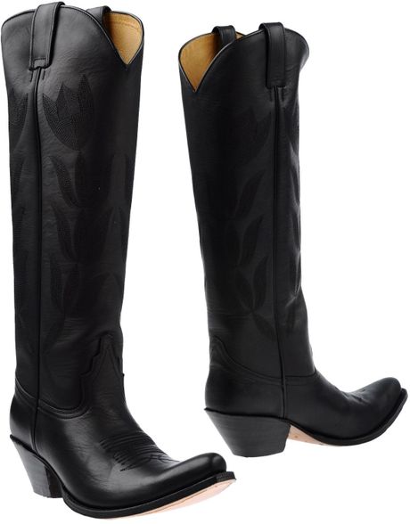 Sendra Highheeled Boots in Black | Lyst