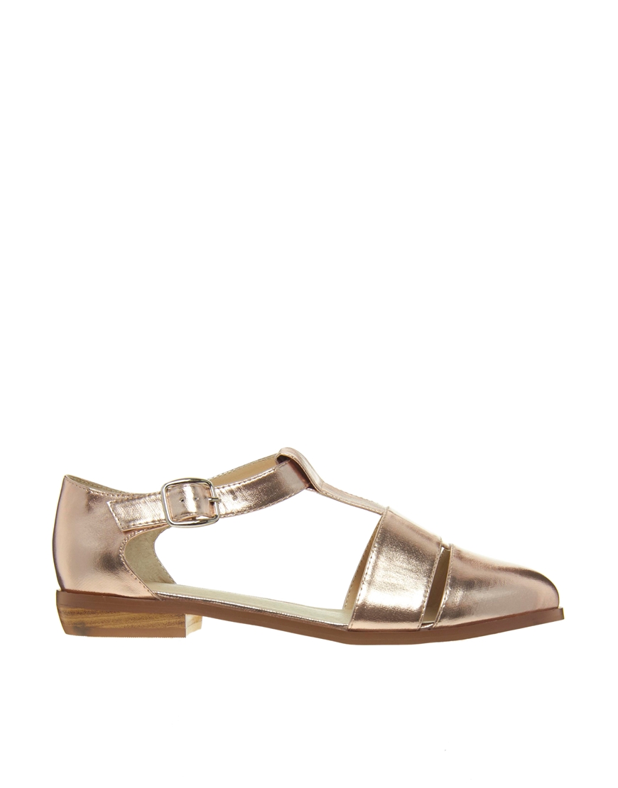asos metallic shoes