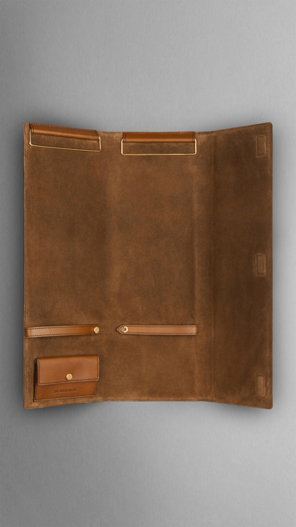 Burberry Sartorial Leather Tie Travel Case in Brown for Men Lyst