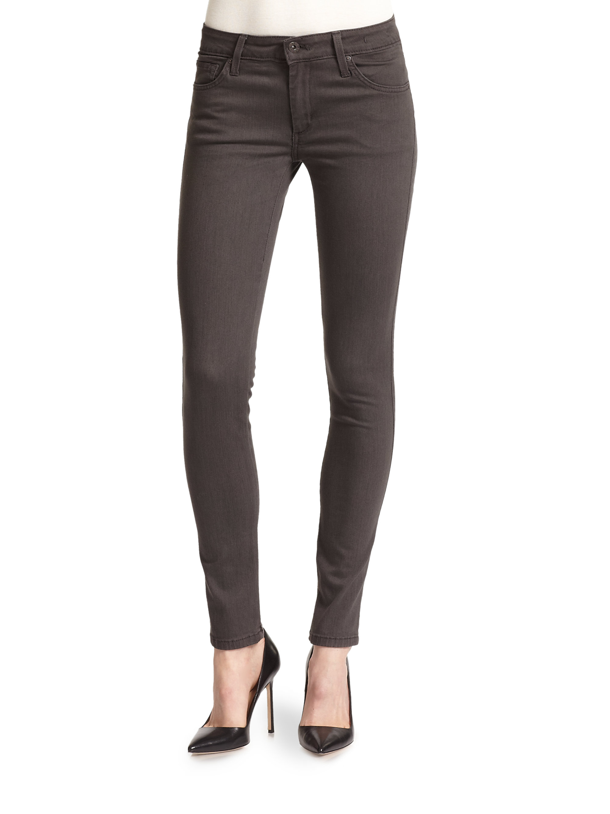 James Jeans Couture Virgin Skinny Jeans in Gray (LONDON GREEN) | Lyst