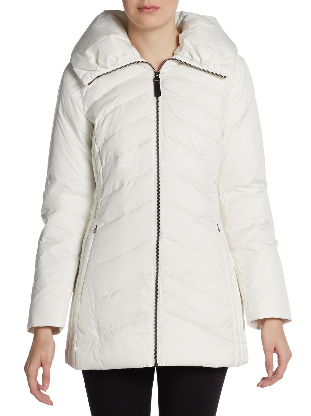 Marc New York By Andrew Marc Mulberry Quilted Puffer Jacket in White | Lyst
