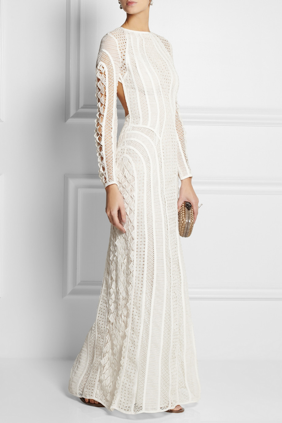 Lyst - Zimmermann Good Love Crocheted Lace Maxi Dress in White