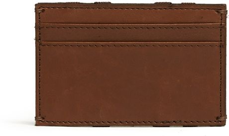 J.crew Leather Magic Wallet in Brown for Men (Neutral and Brown) | Lyst