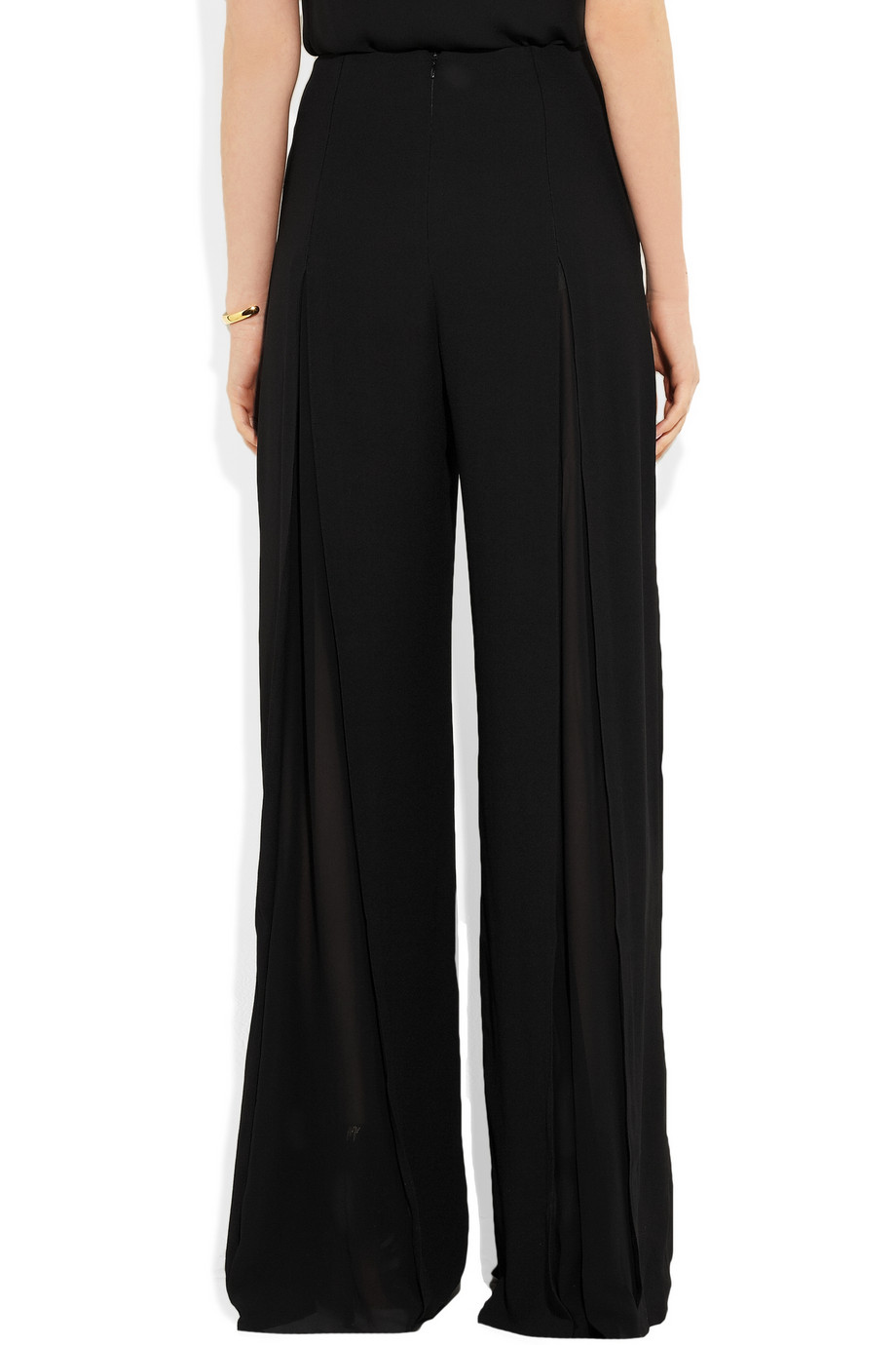 crepe palazzo pants