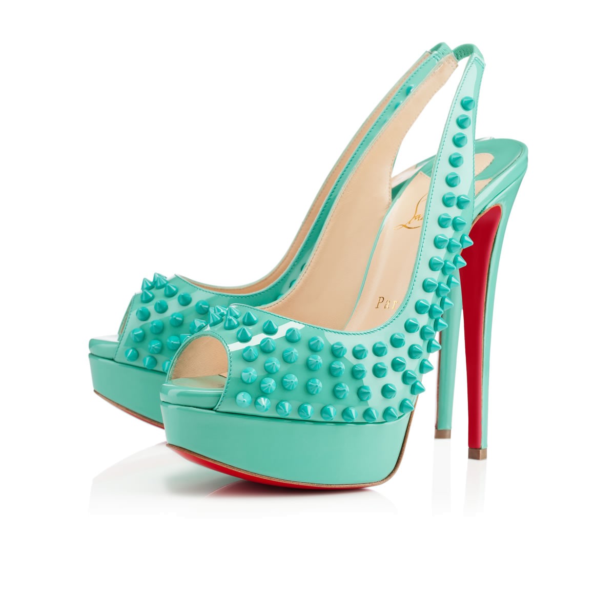 christian louboutin lady peep sling spikes christian louboutin lady peep sling spikes