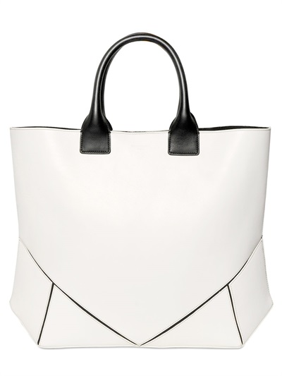 Lyst - Givenchy Easy Nappa Leather Tote Bag in White