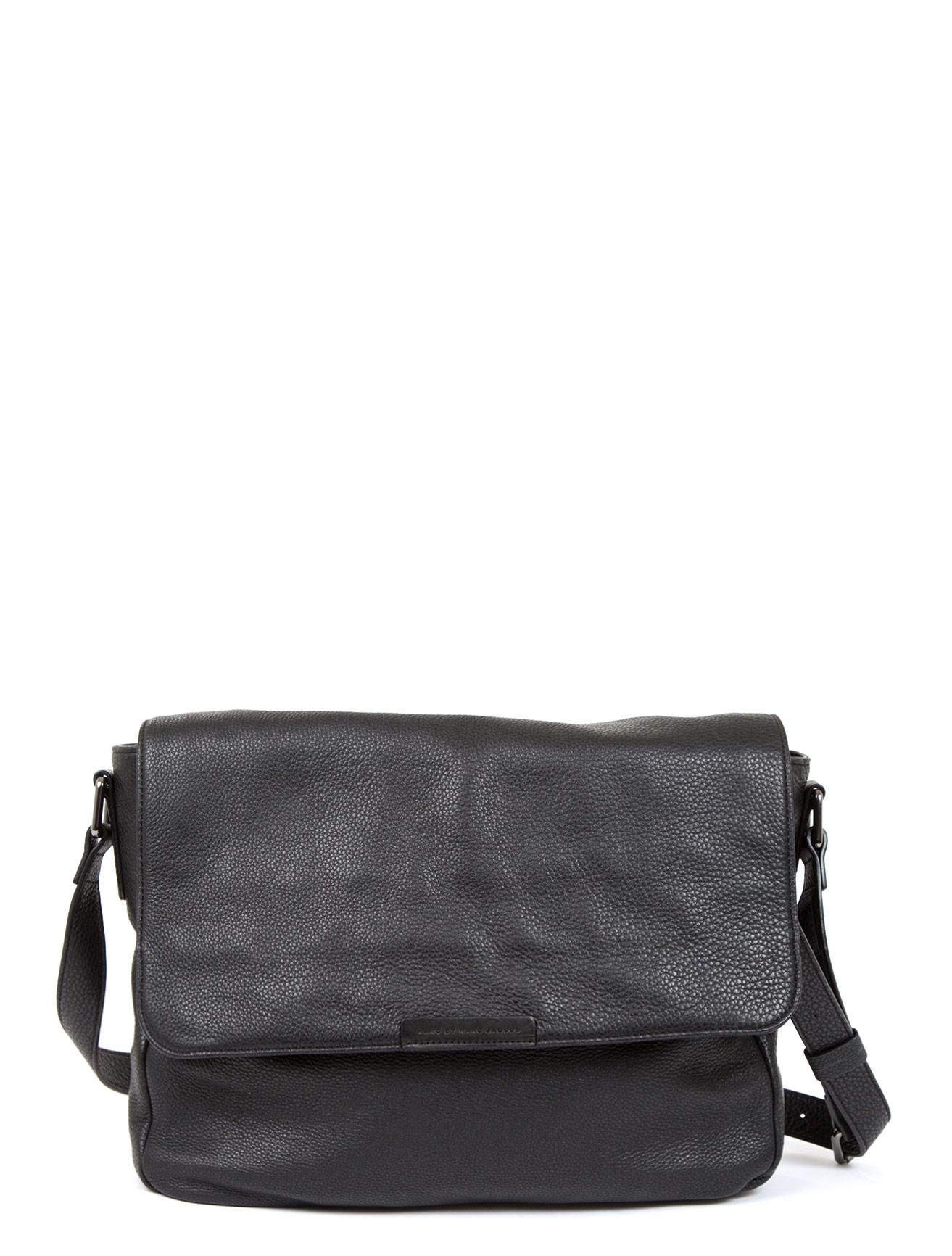 Marc By Marc Jacobs Classic Leather Messenger Bag in Black for Men | Lyst