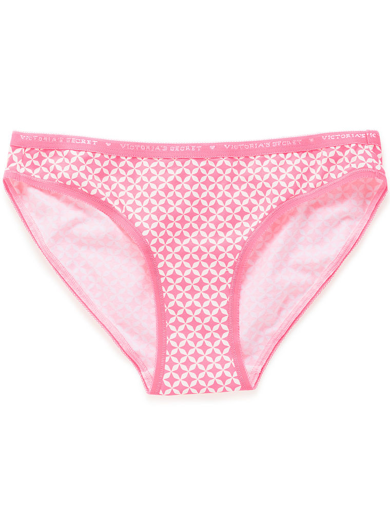 Victoria's Secret Lowrise Bikini Panty in Pink (pink geo) | Lyst