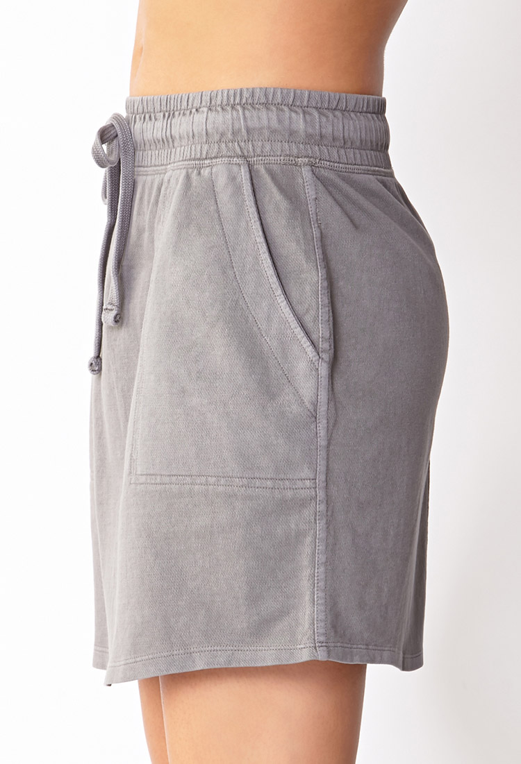 Lyst Forever 21 Sporty Knit Mini Skirt in Gray