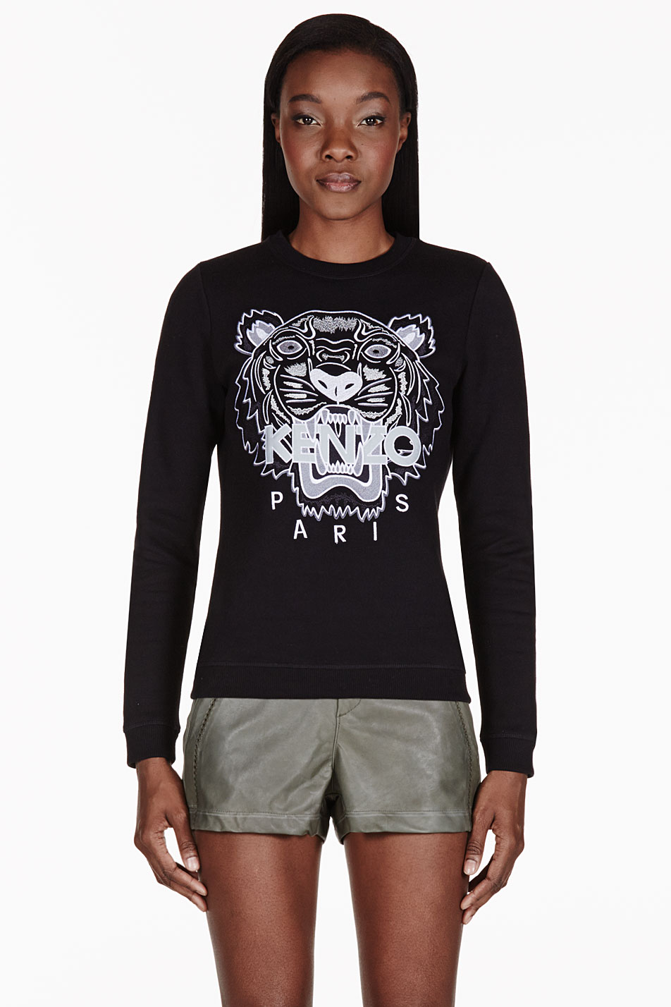 kenzo black womens jumper