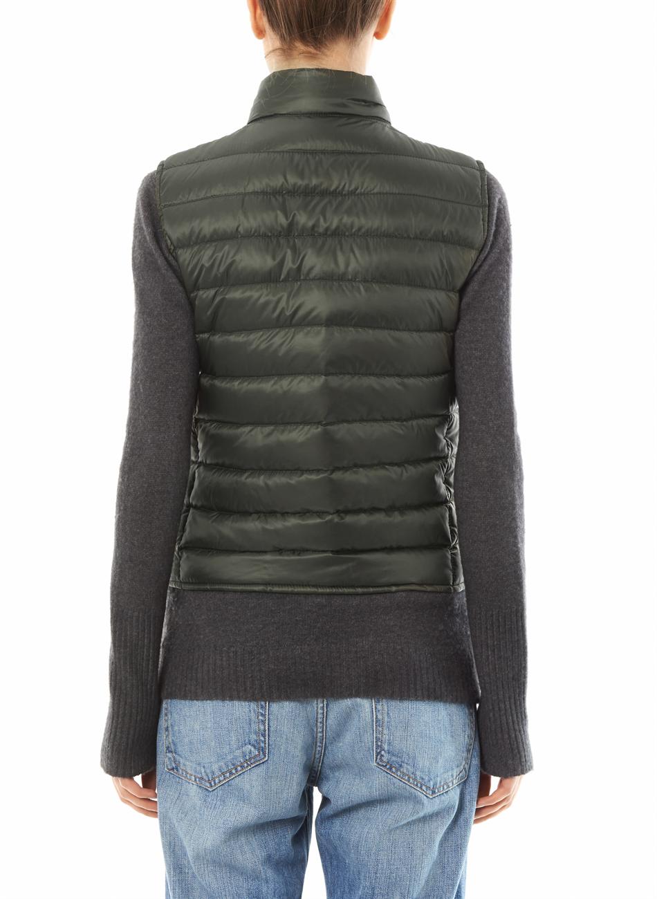 Lyst - Moncler Liane Down Gilet in Natural