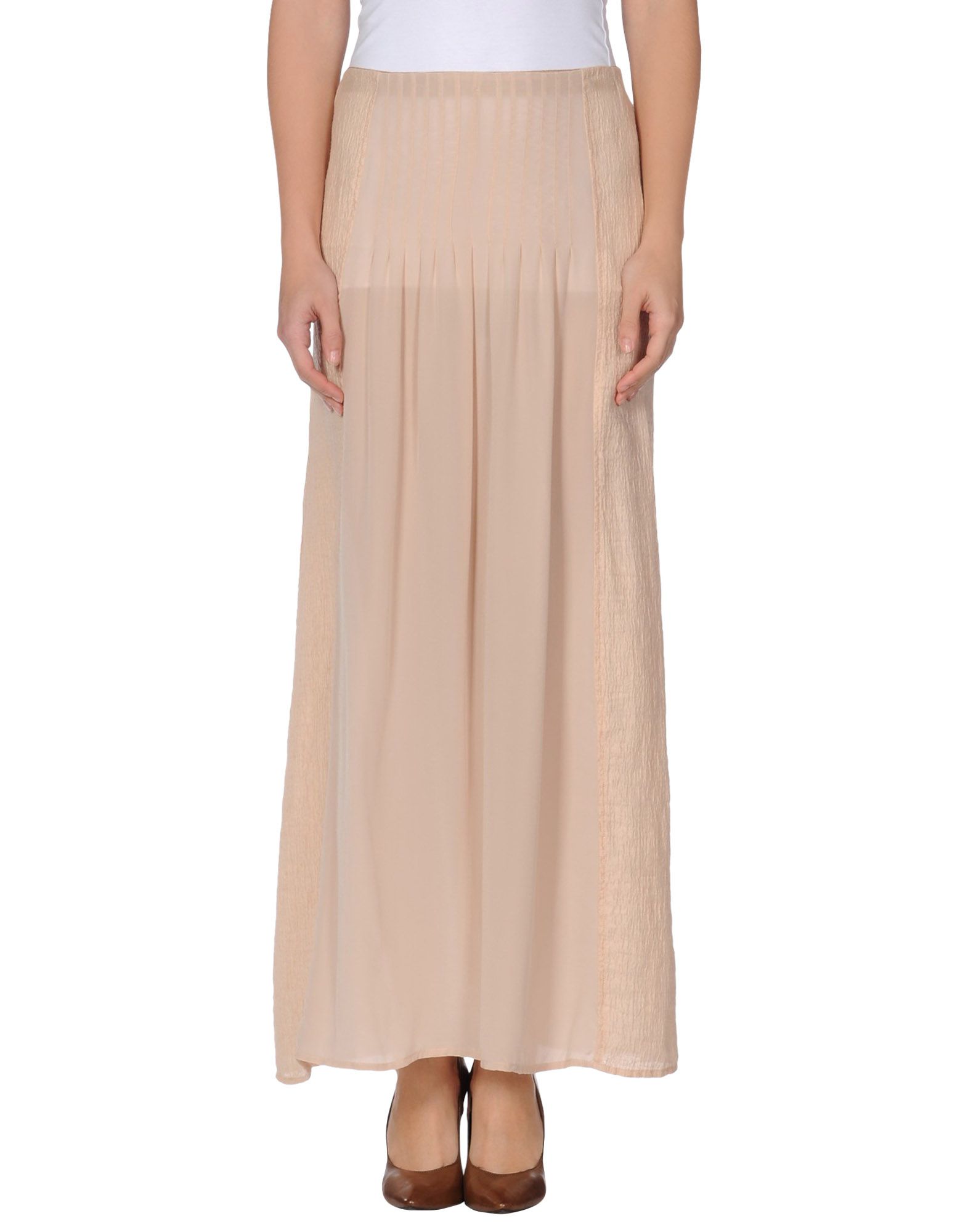 Jucca Long Skirt in Beige (Light pink) | Lyst