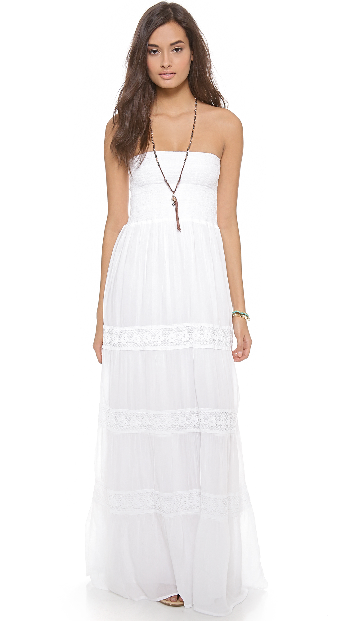 lyst odabash ruby cover up dress white in white lyst odabash ruby cover up dress white in white