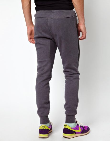 Nike Slim Fit Tech Sweat Pants in Gray for Men (Grey) | Lyst