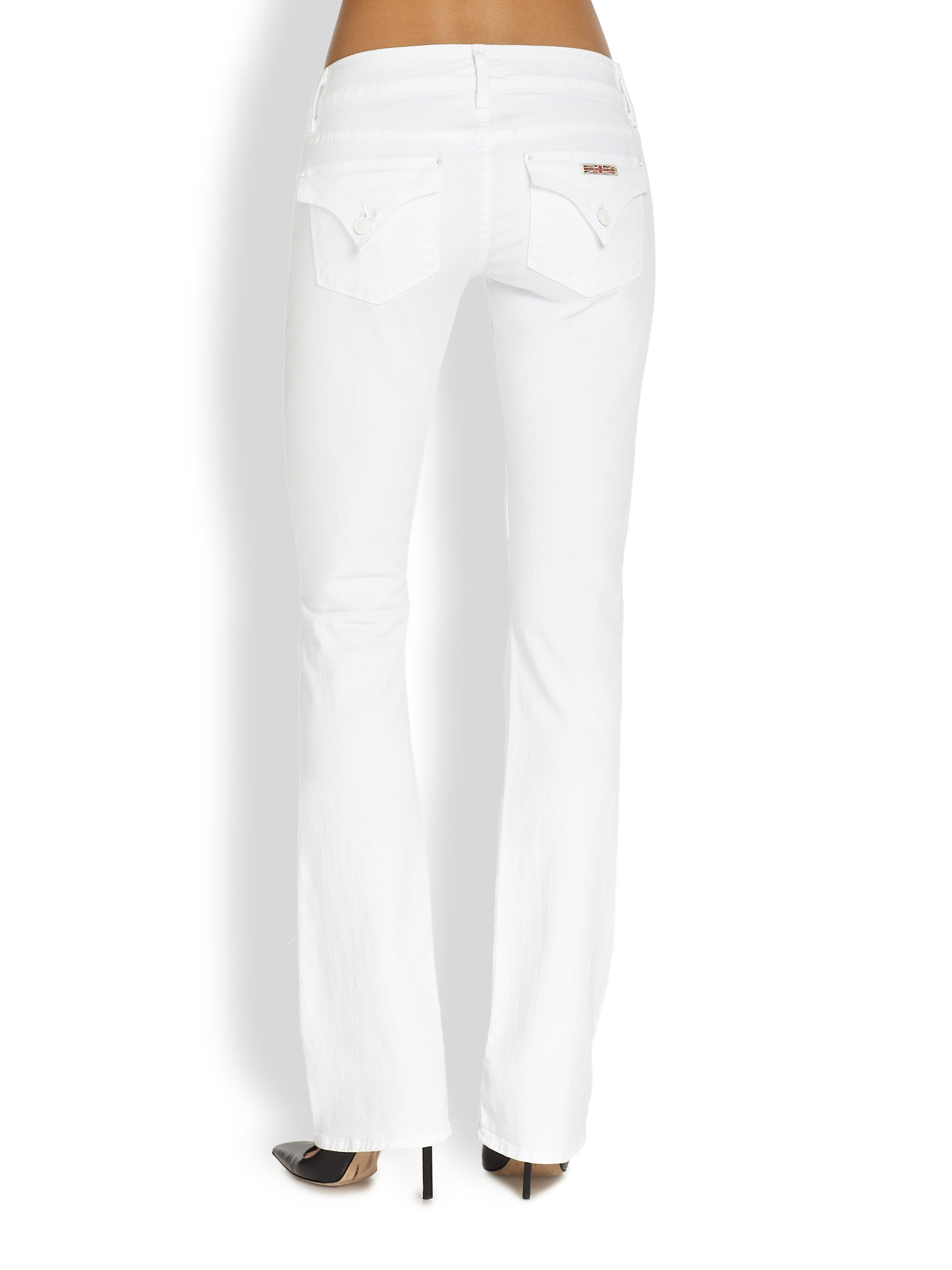 Womens white jeans bootcut