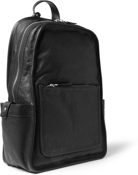 Marc By Marc Jacobs Leather Backpack in Black for Men | Lyst