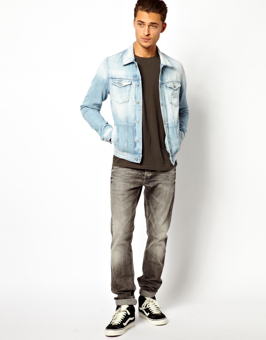 Light Denim Jacket Mens - Jacket To