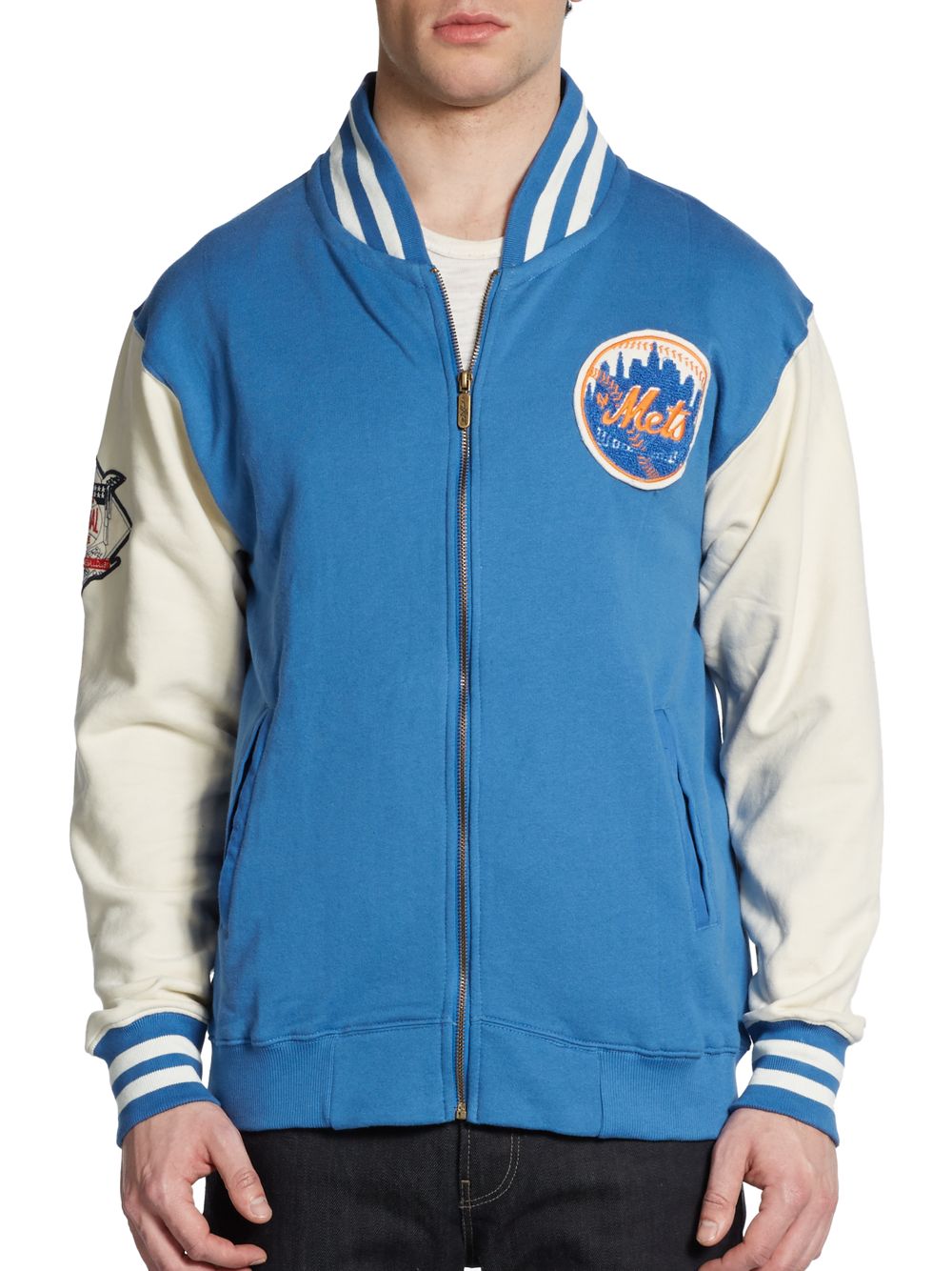 Lyst Red jacket New York Mets Varsity Jacket in Blue for Men