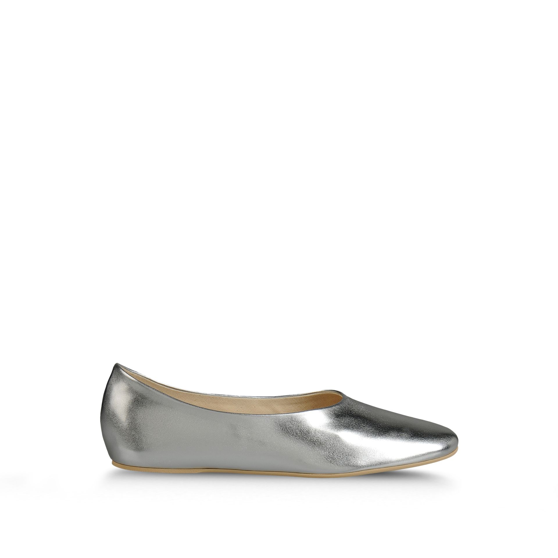 metallic flat shoes uk