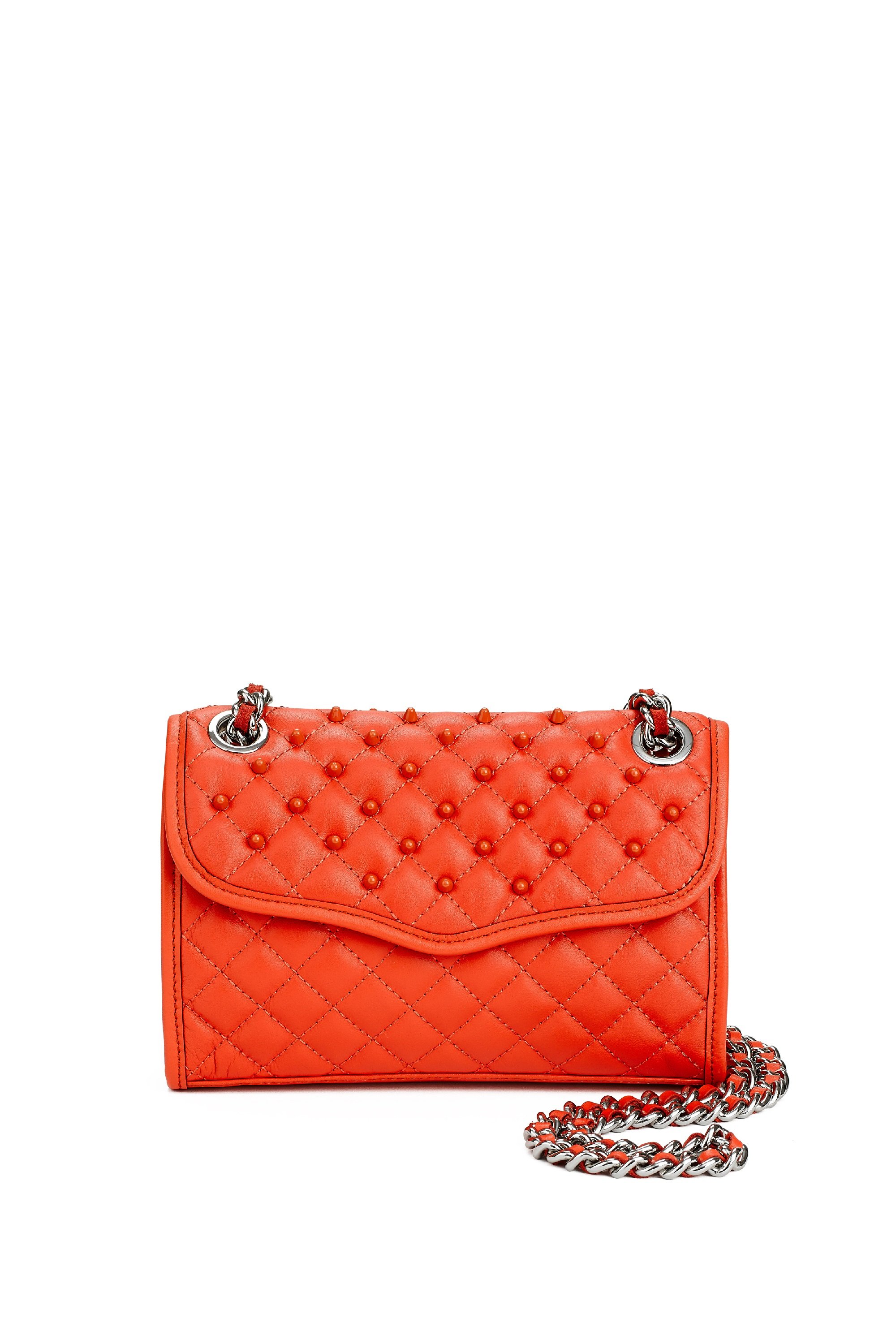 Lyst - Rebecca Minkoff Mini Affair Diamond Quilt with Enamel Studs in ...