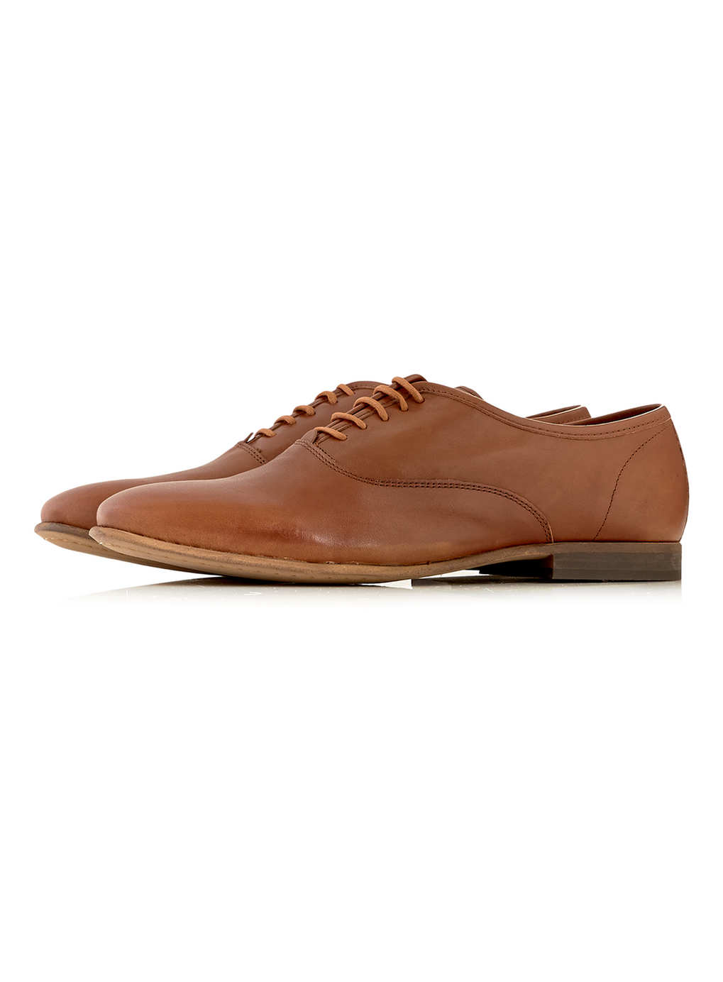 Topman Tan Leather Jazz Shoes in Brown for Men | Lyst