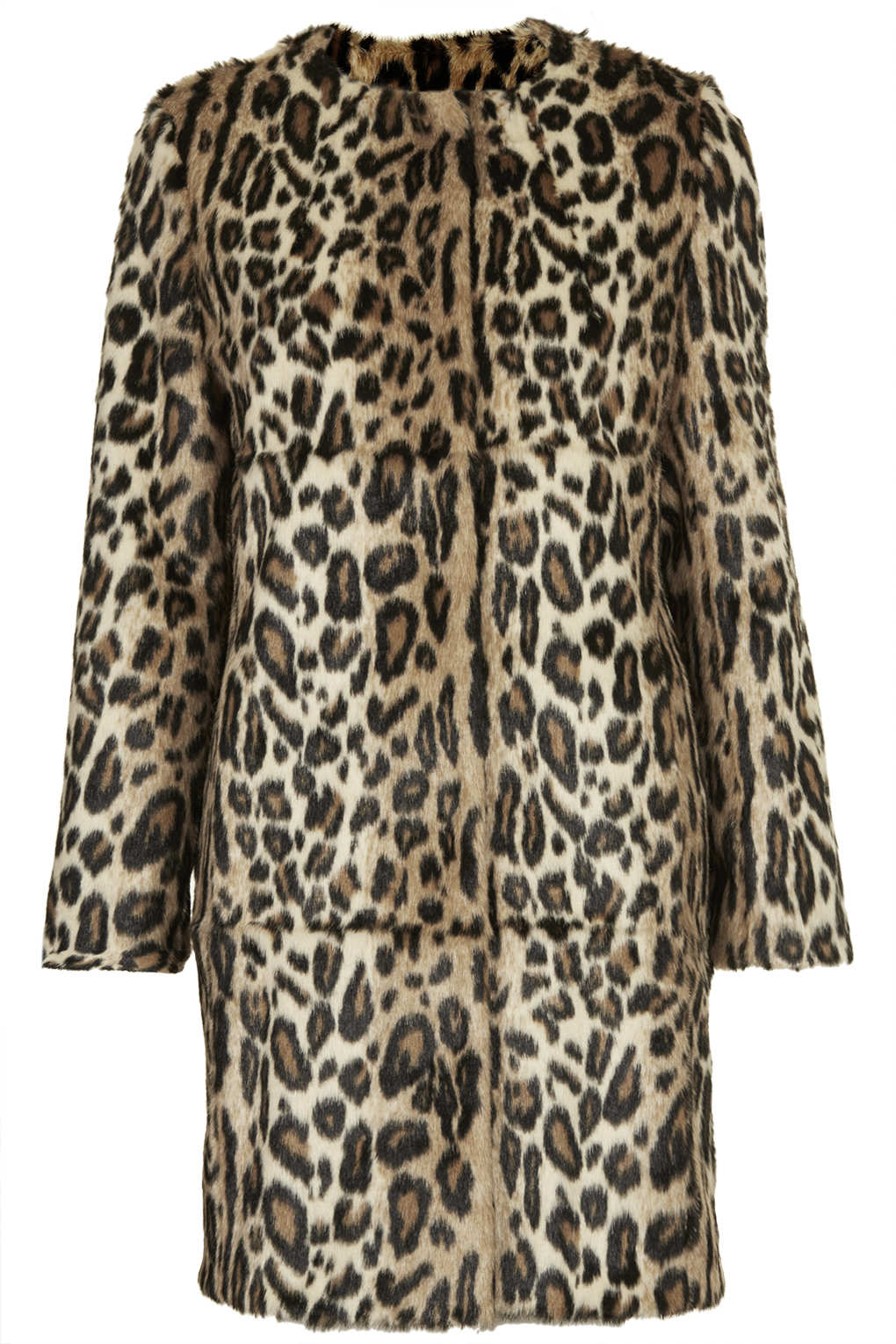 Topshop Chesilton Coat By Unique in Animal (MULTI) | Lyst