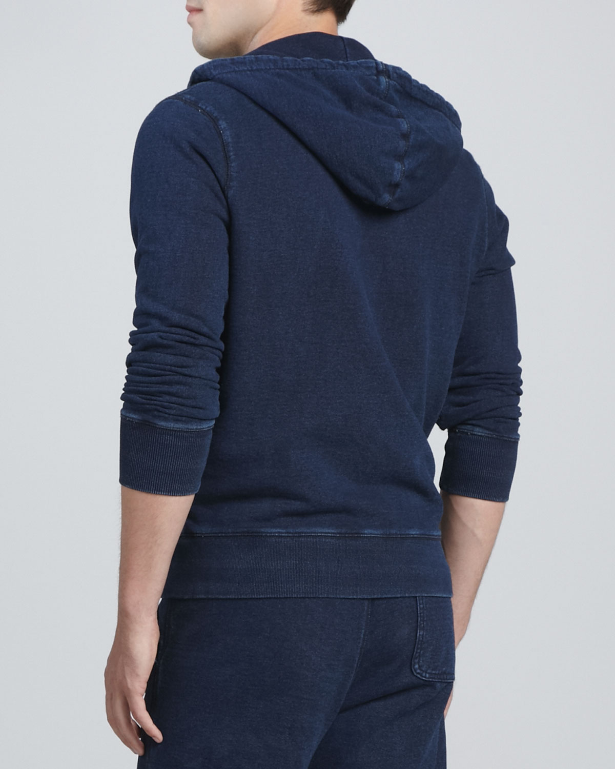 light blue true religion hoodie