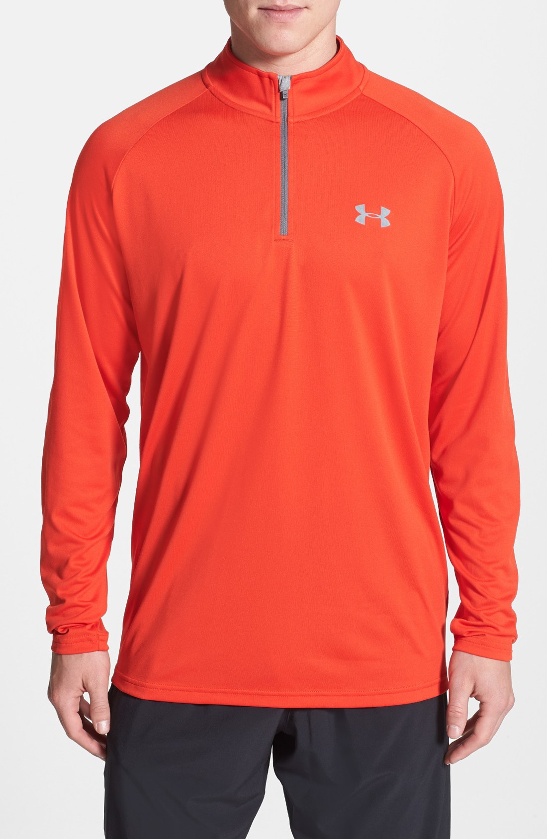Under Armour Tech Quarter Zip Pullover in Red for Men (Noise/ Graphite ...