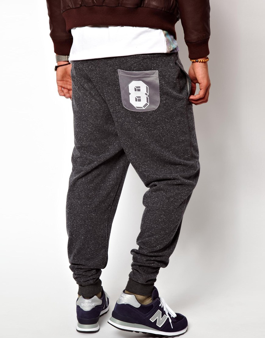 asos leather joggers