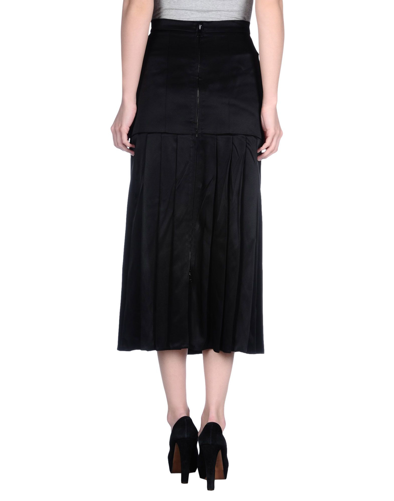 Lyst - Fendi Long Skirt in Black