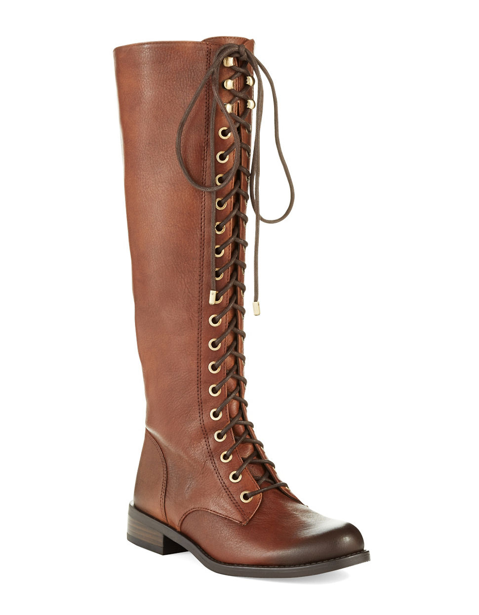 Lyst - Vince Camuto Fami Leather Knee High Boots in Brown