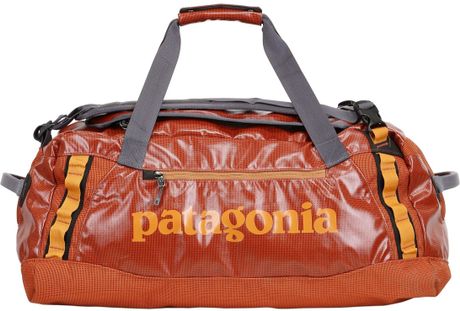 Patagonia Black Hole Duffle Bag in Orange for Men | Lyst
