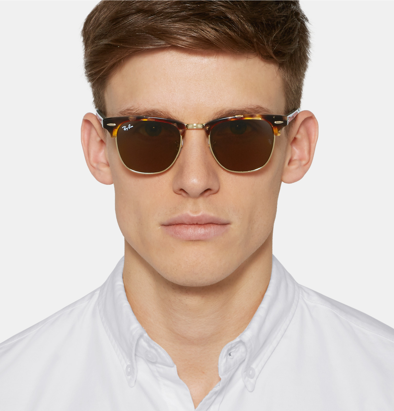 Tortoise Shell Ray Bans Clubmaster Gallo 