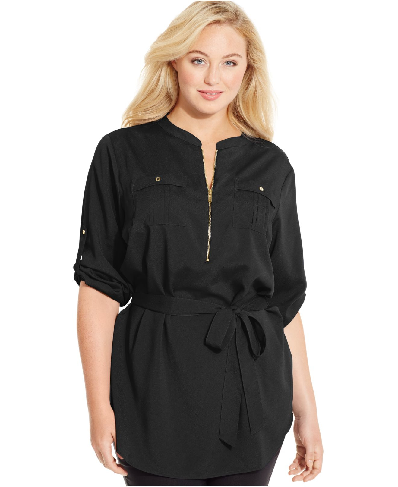 calvin klein tunic tops