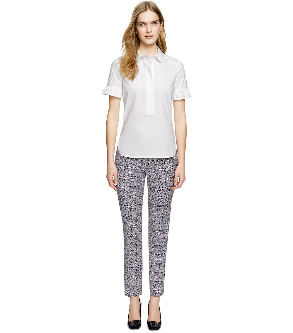 tory burch white jeans