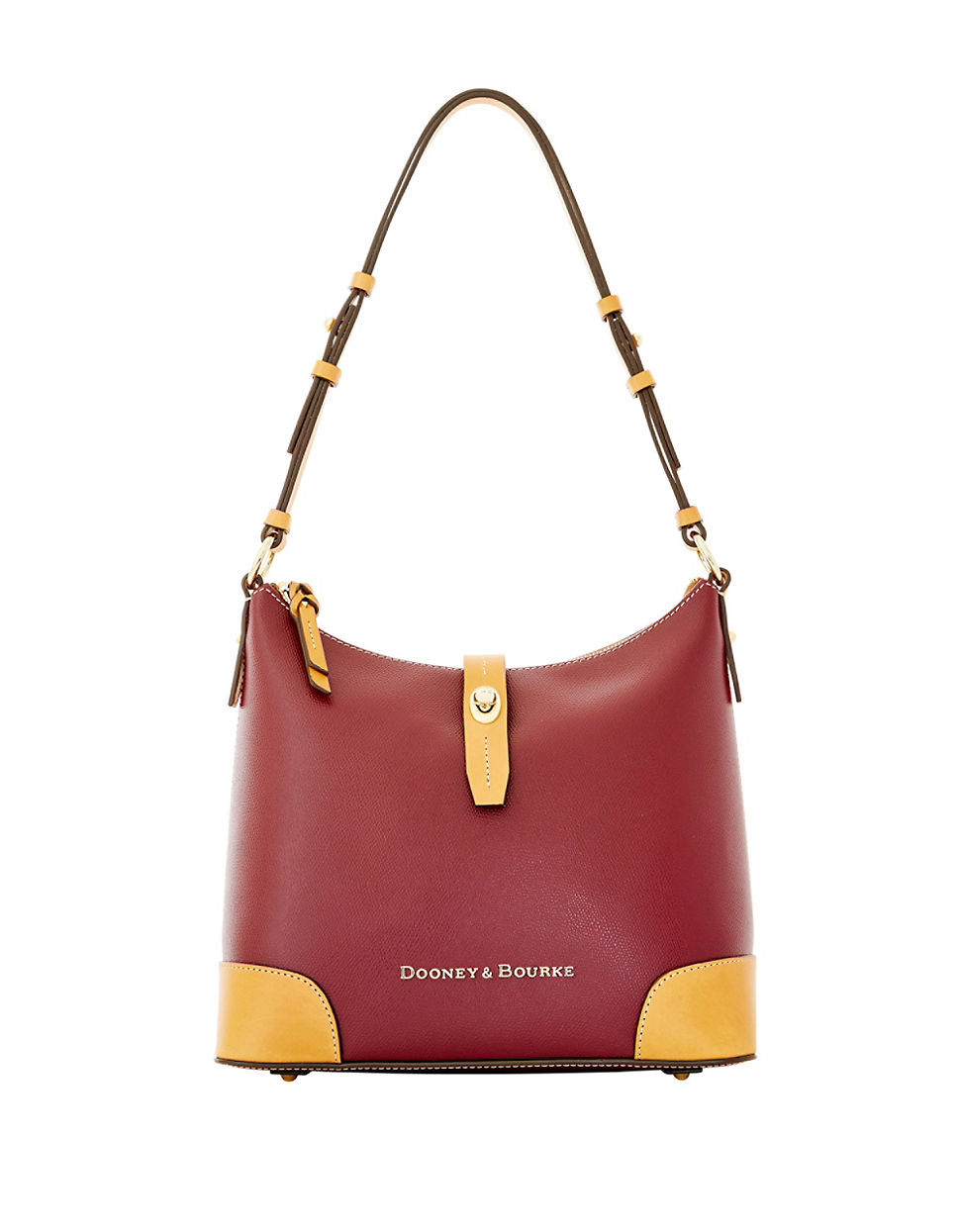 dooney and bourke two tone leather