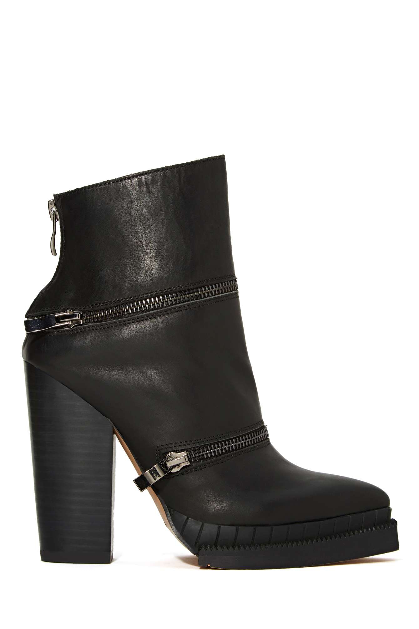Nasty gal Section-3 Boot in Black | Lyst