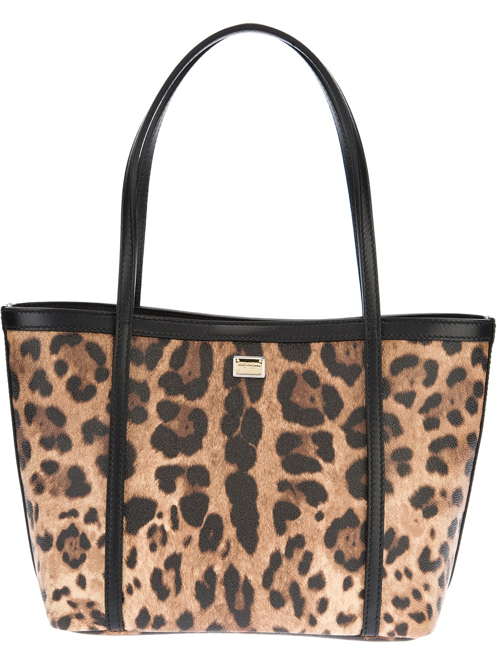 Dolce & Gabbana Leopard Print Tote - Lyst