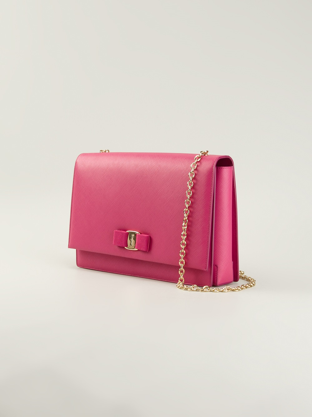Lyst - Ferragamo Ginny Shoulder Bag in Pink