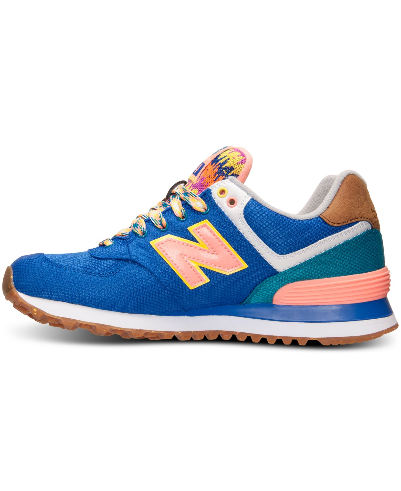 new balance women's blue sneakers