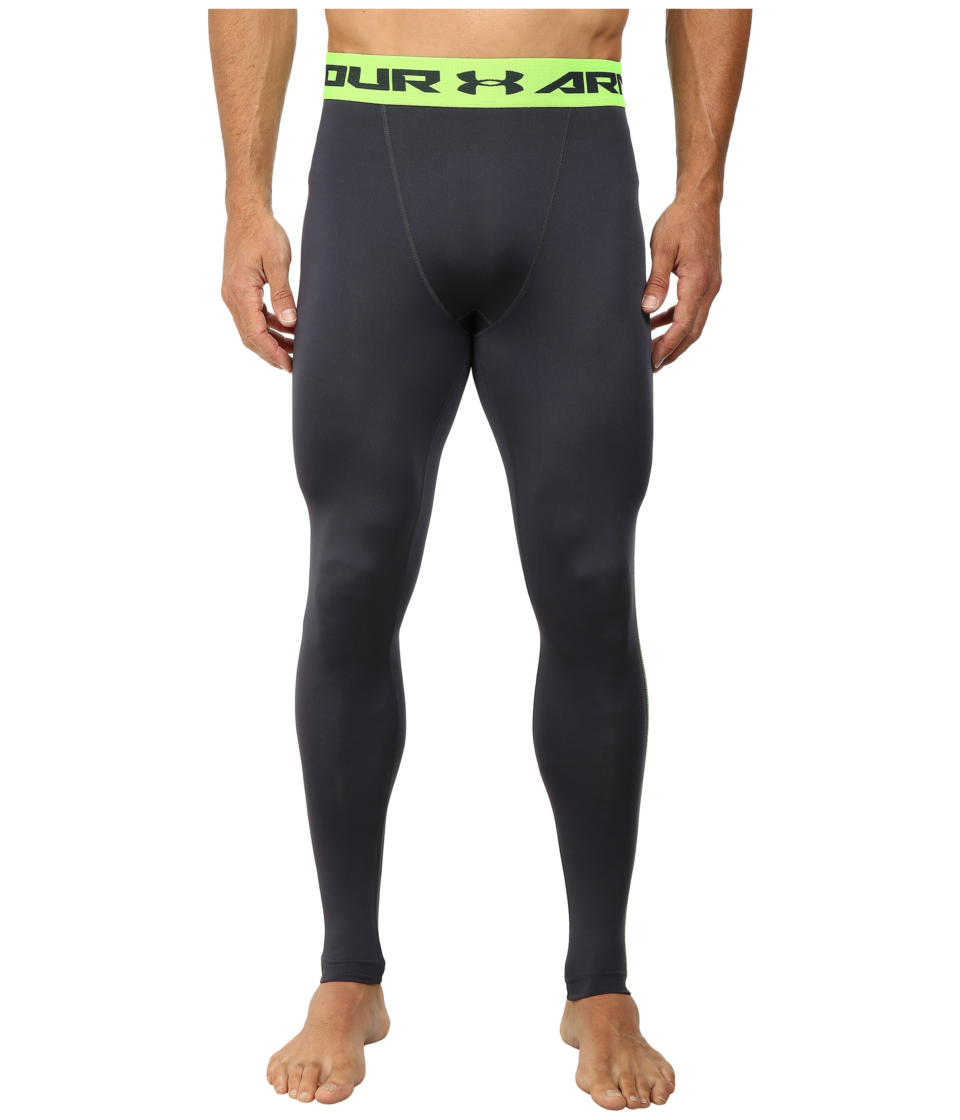 Lyst - Under Armour Armour® Heatgear® Compression Legging in Green for Men